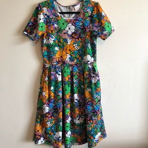 Floral Amelia dress with pockets